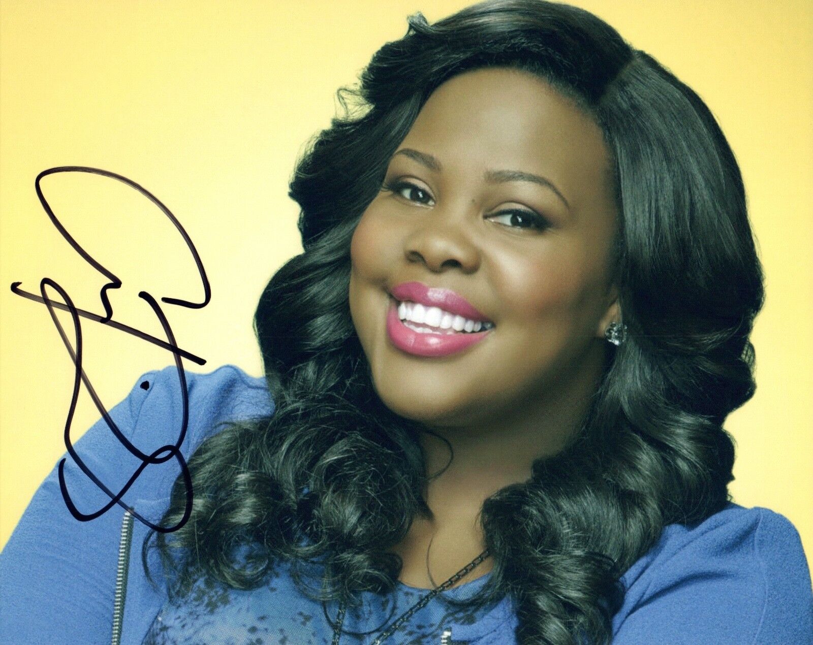 Amber Riley Signed Autographed 8x10 Photo Poster painting GLEE Actress COA