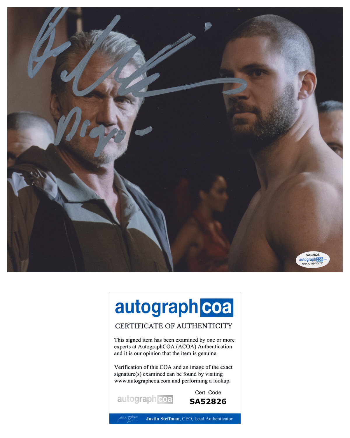 Florian Munteanu Signed Autographed 8x10 Photo Poster painting Creed II 2 Viktor Drago ACOA COA