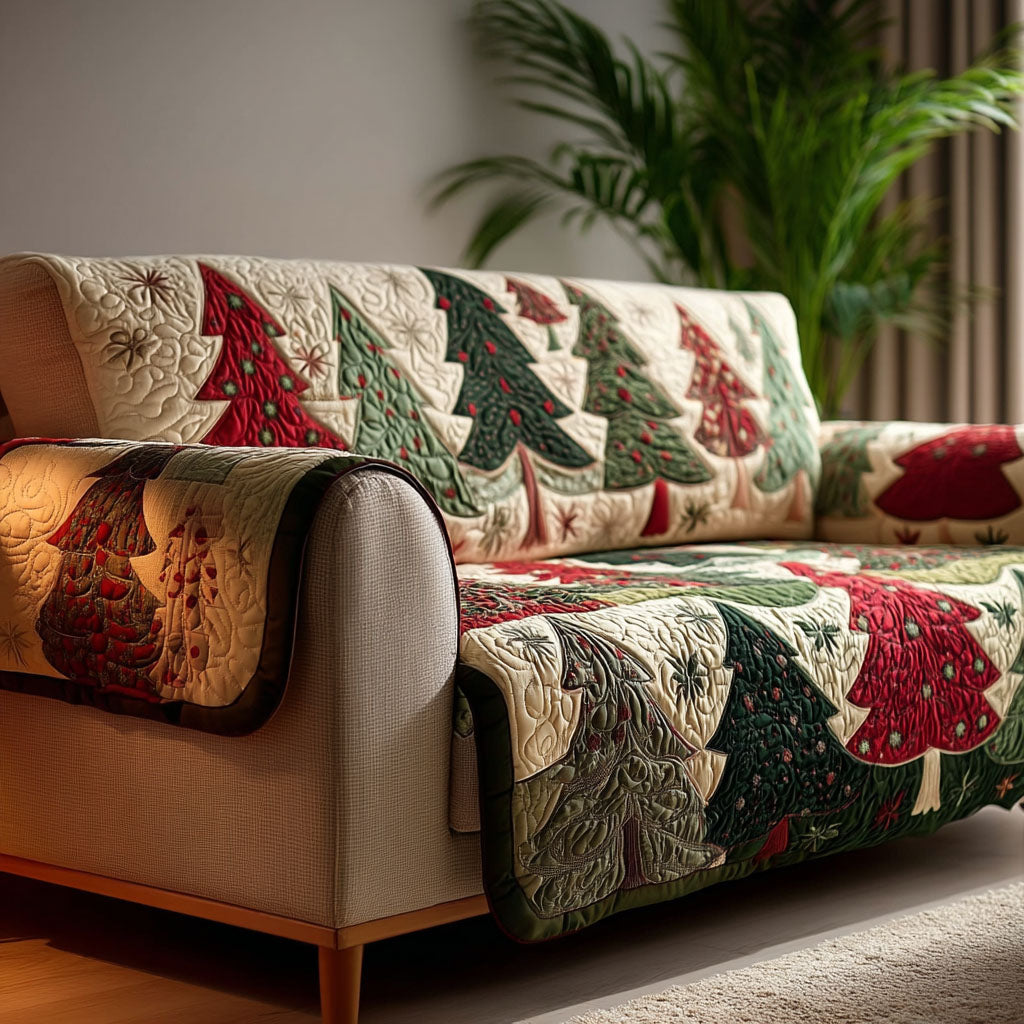 Evergreen Patchwork Quilted Sofa Cover NCU0TV432 everthome