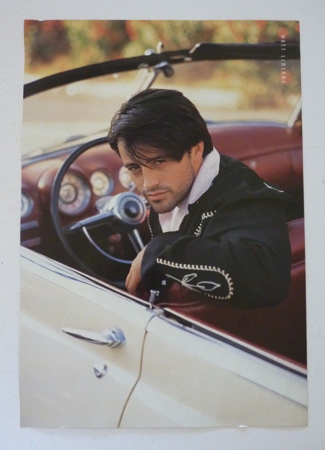 Matt LeBlanc Treat Williams Double Sided Coffee Table Book Photo Poster painting Page 9x13