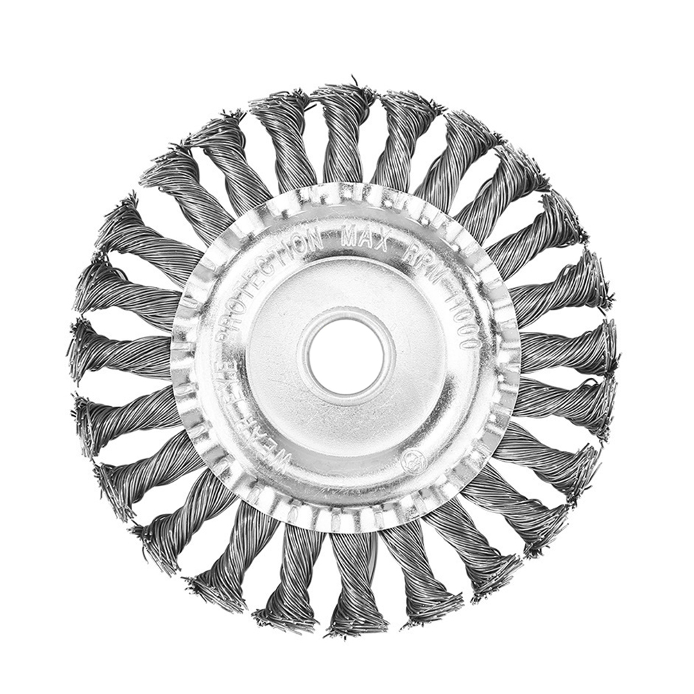 

Steel Wire Grass Trimmer Head Rounded Edge Weeding Grass Brush Tray Plate, 501 Original