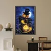 (40*60cm)Halloween Pumpkin Skeleton - Full Round Drill Diamond Painting