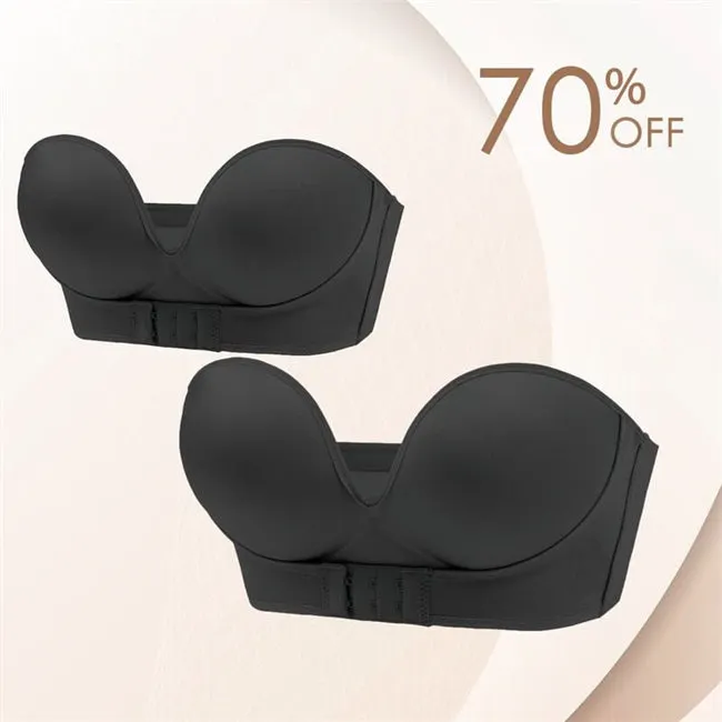 🔥Last Day 70% OFF🔥-Invisible strapless non-slip sexy no steel ring tube top