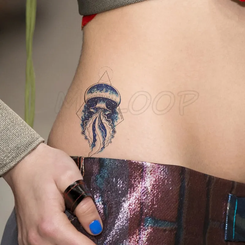 Water Transfer Sexy Tattoo Swallow Bird Tattoo Body Art Waterproof Temporary Fake Flash Tattoo for Man Woman Kid 10.5*6cm