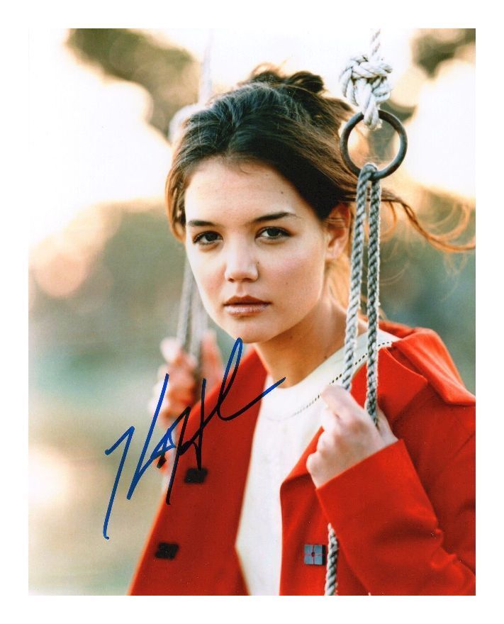 KATIE HOLMES AUTOGRAPHED SIGNED A4 PP POSTER Photo Poster painting PRINT 14