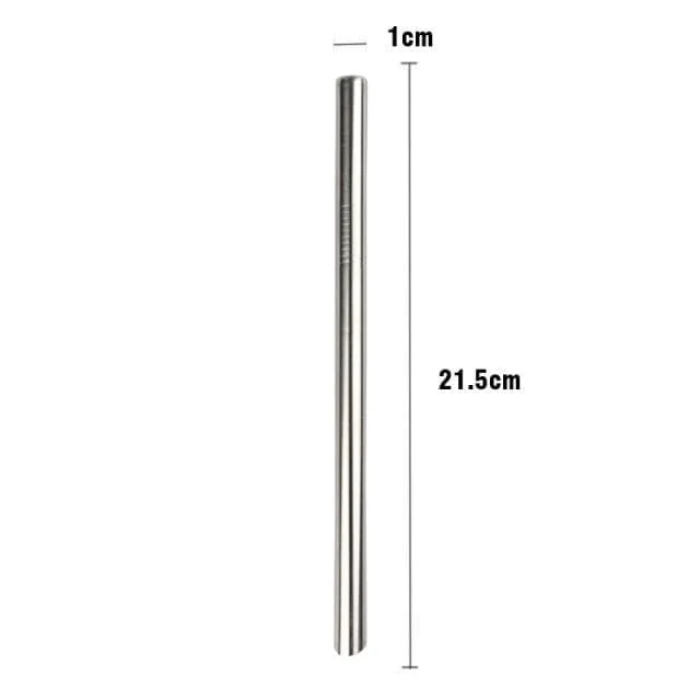Cool Stainless Steel Extra Wide Boba Tea Jumbo Reusable Drinking Straw ...