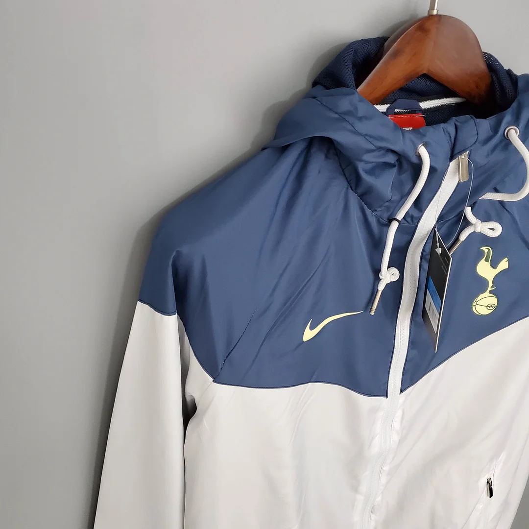 2021/2022 Tottenham Jersey Windbreaker Blue-White