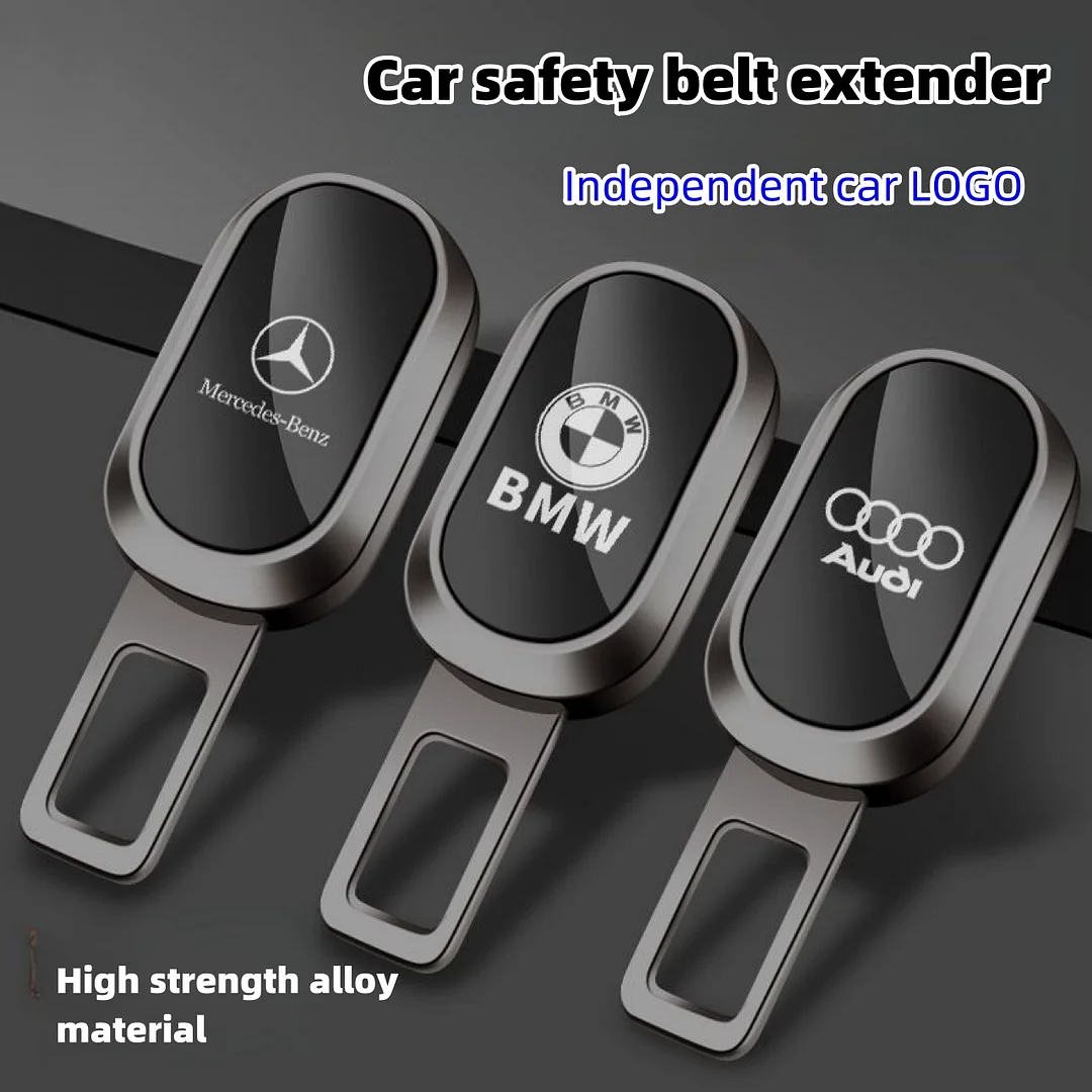 Car zinc alloy electroplated seat belt extension buckle