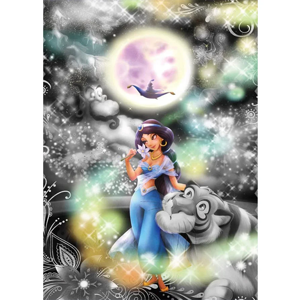 Special-shaped Diamond Painting - Disney Princess - 30*40CM