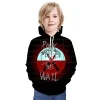 Kid Boy Girl Strawberry Pattern Baseball Hoodie