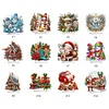 Acrylic Christmas Santa Snowman Cardinal Diamond Painting Desktop Decors Kit
