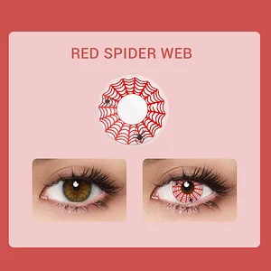 Aprileye Red Spider Web
