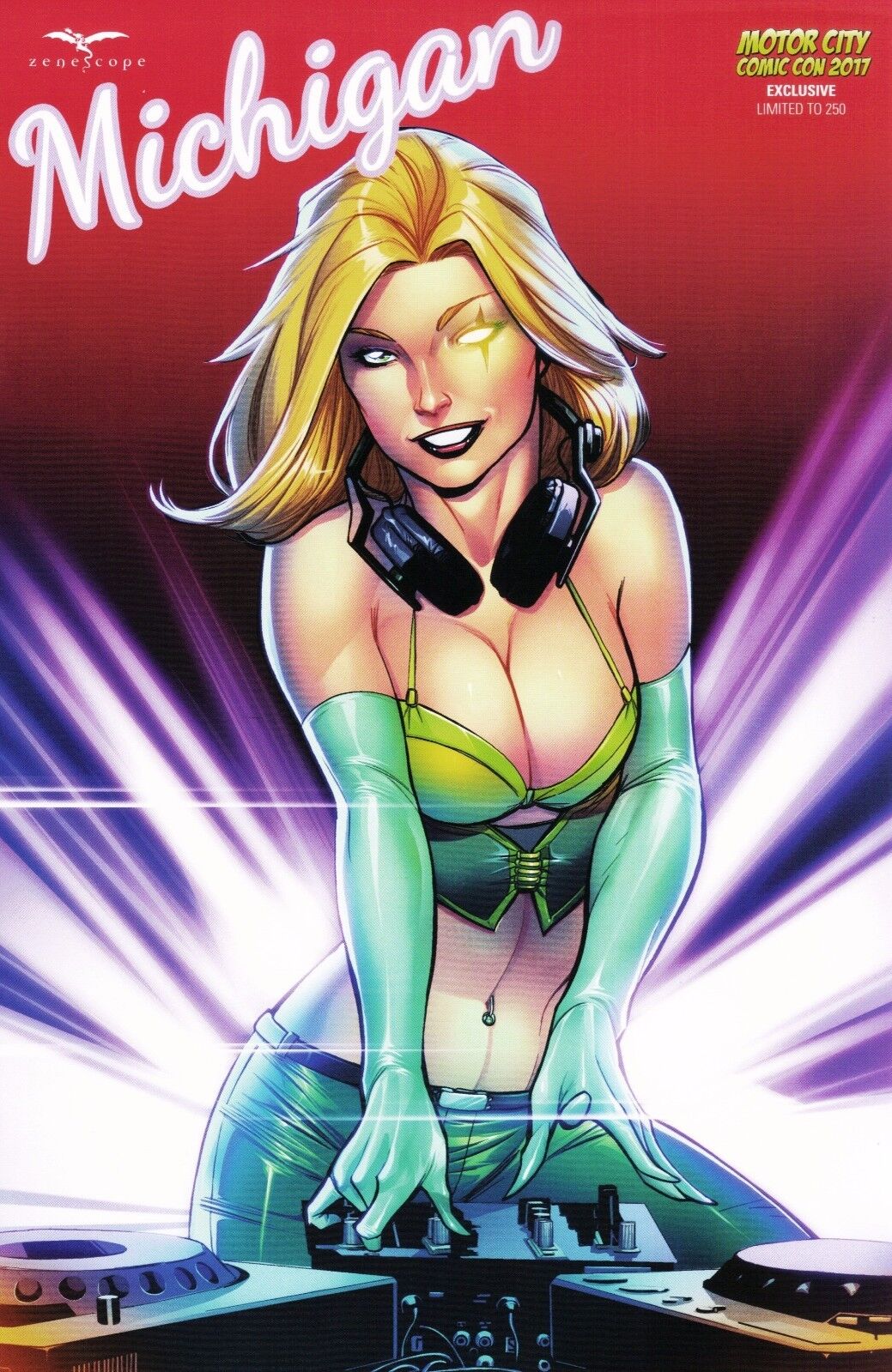 ROBYN HOOD I LOVE NY # 12 2017 MOTOR CITY COMIC CON EXCLUSIVE COVER 'E' LTD 250