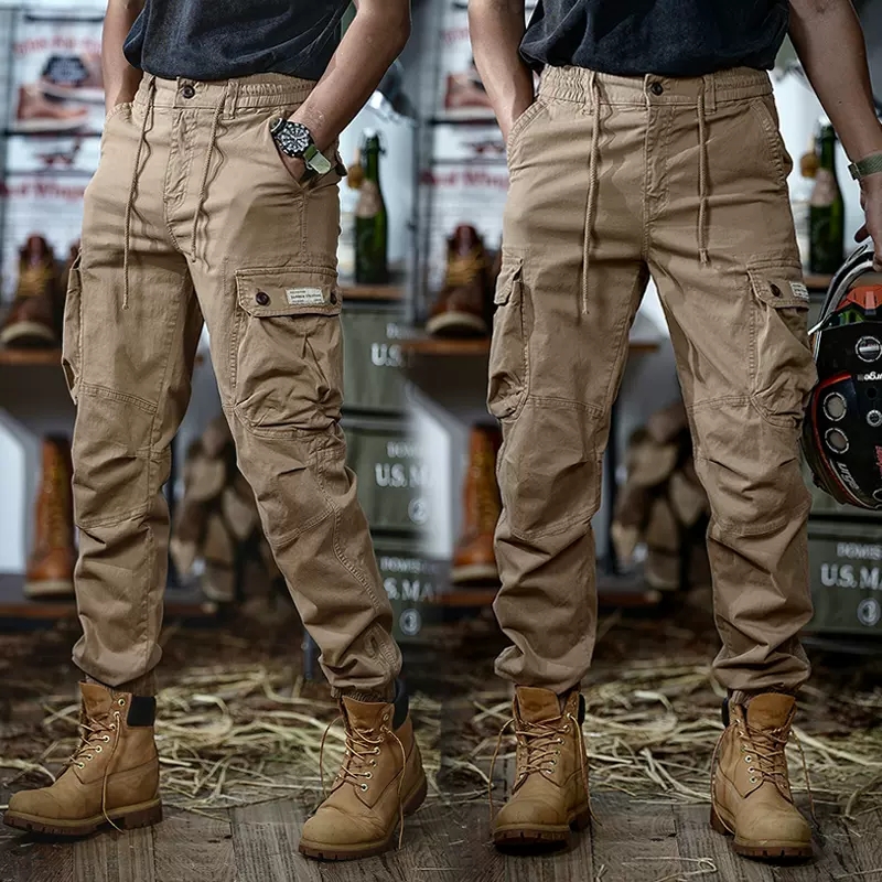 Plus Size American-style Vintage Cargo Pants DANRRIO.COM DANRRIO