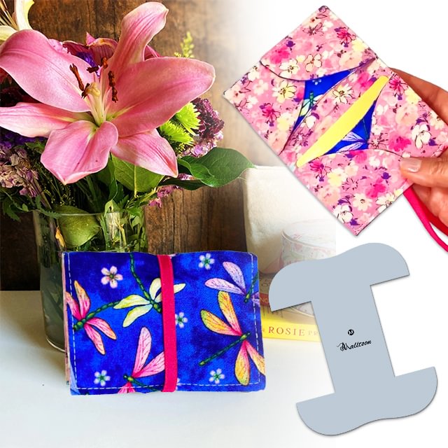 Sewing Easy Card Holder Template Instructions Included