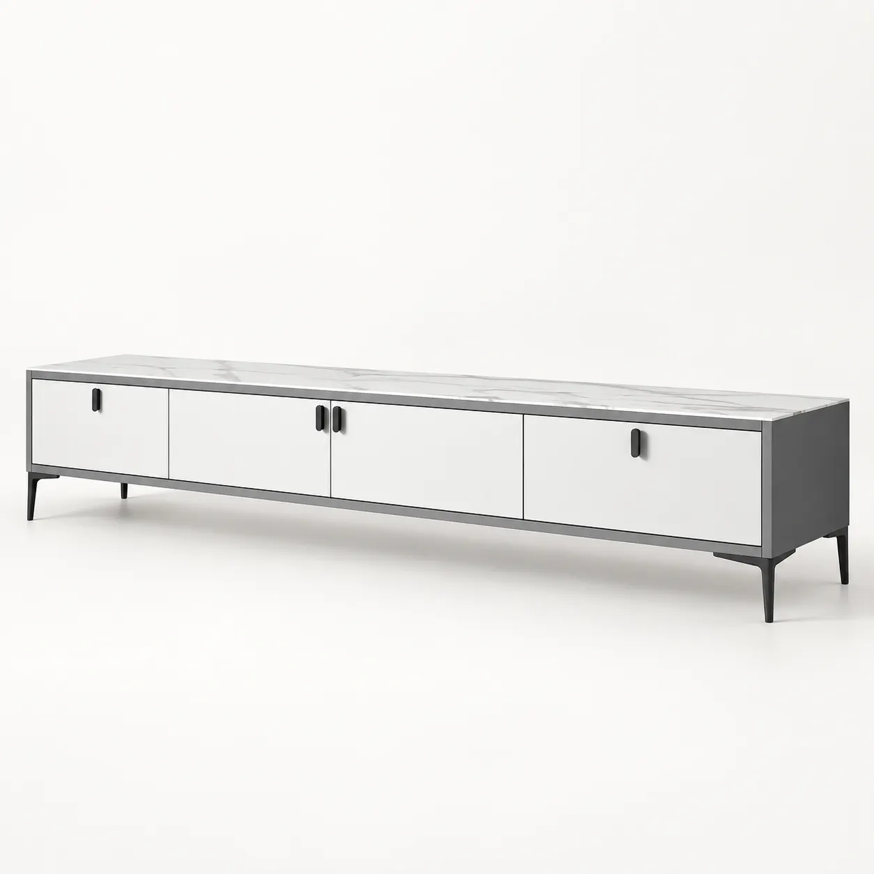TV Console 113761 — white studio view