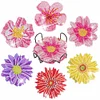 6pcs DIY Anti Slip Flower Coasters Stackable Creative for Tabletop Protection