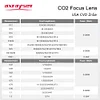 CO2 Laser Lens CVD ZnSe 15/20mm F63.5 Focusing for Engraving Cutting Machine F38.1/50.8/63.5/76.2/101.6/127mm Dia.12/15/18/19.05