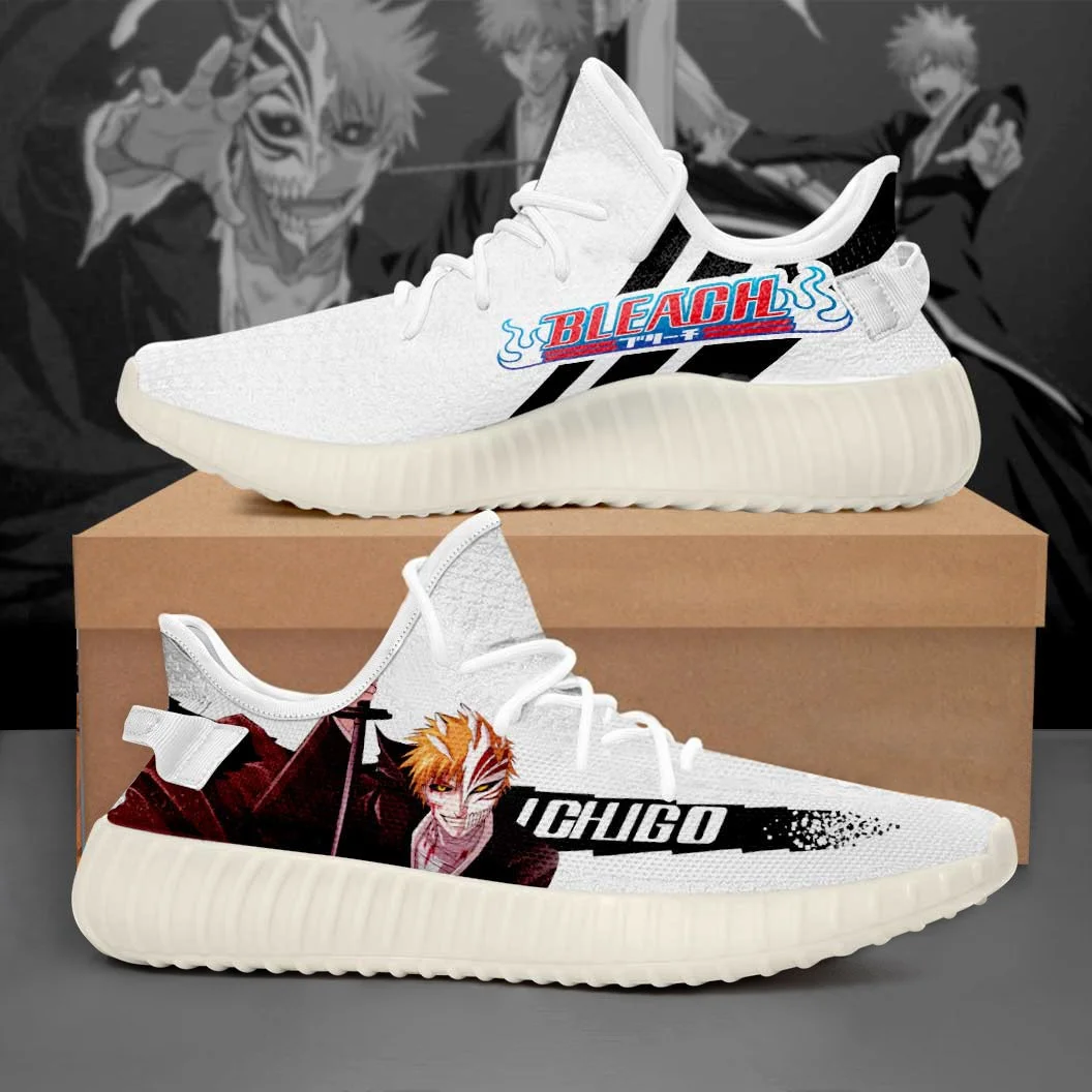 Kingofallstore - Ichigo Half Hollow YZ Shoes Bleach Custom Anime Sneakers
