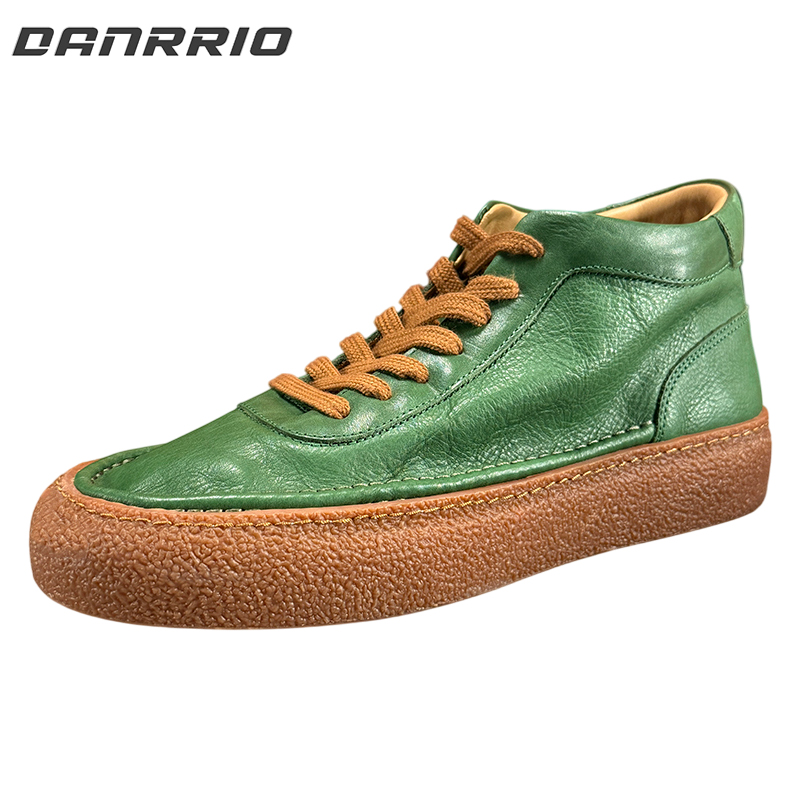 DANRRIO Handmade Retro Casual Cowhide Skate Shoes| Fashion Causal Shoes DANRRIO.COM DANRRIO