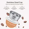 Refillable Reusable Capsule Coffee Filter Pods for Nespresso Vertuo Next