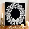 uk.everydayedeals DIY Pearl Painting With Frame - Handmade Self-Adhesive Pearls - Wreath(25*25cm)