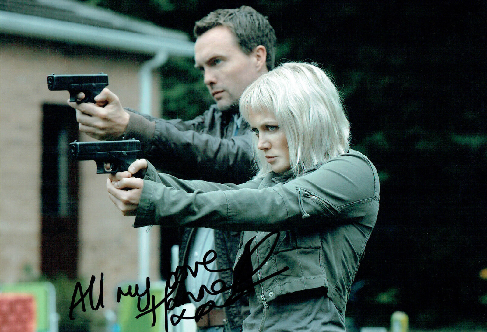 Hannah SPEARRITT Signed Autograph 12x8 RARE Photo Poster painting AFTAL COA PRIMEVAL