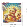 Diamond Painting -DIY Round Drill Bear Eating Honey(40x40cm)