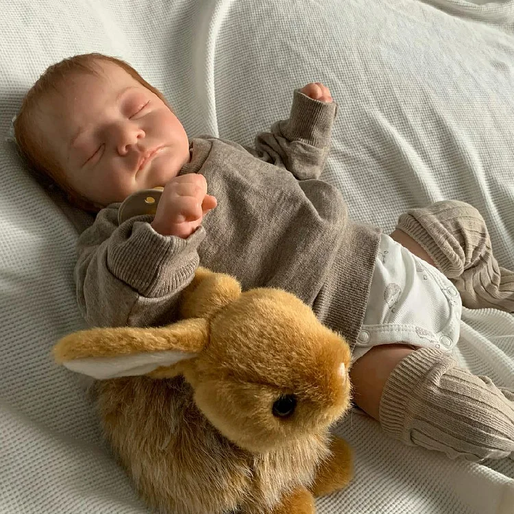  17" Sleeping Reborn Boy Doll Marico,Unique Gift Set for Friends - Reborndollsshop®-Reborndollsshop®