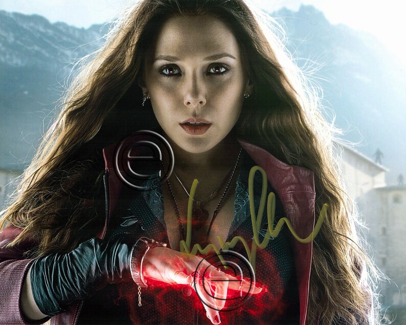 Elizabeth Olsen Scarlet Witch Autographed Signed Photo Poster painting 8 x 10 print Photo Poster painting picture poster wall art autograph