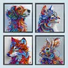 (Multi-Style)Color Animal-Partial Special Shaped Diamond Painting 30*30CM