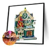 Christmas Cabin-Partial Special Shaped Diamond Painting 40*40CM