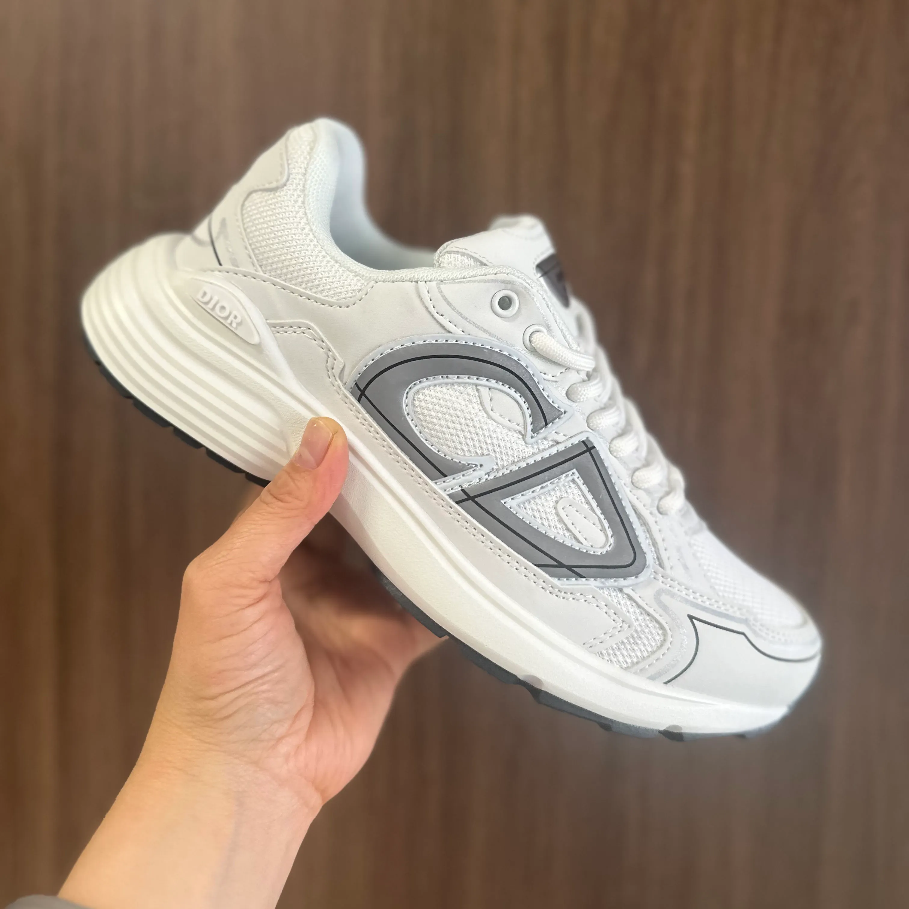 New All-Match Casual Sneaker Fashion Trend Lovers Shoes Letter B30 Heightened Daddy Shoes Men and Women