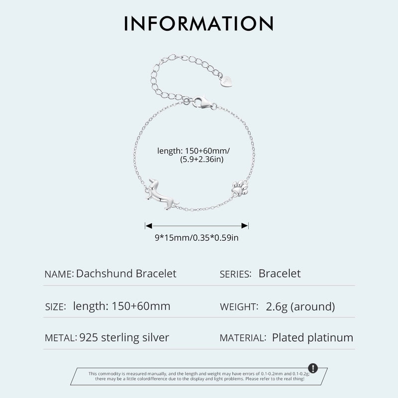 925 Sterling Silver Bracelets Cute