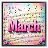 March-18CT Stamped Cross Stitch 25*25cm/9.84*9.84in tapestrymarket
