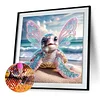 Winged Turtle - Crystal Rhinestone Diamond Painting