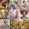 (Multi-Style)Elegant Butterfly Girl-Partial Special Shaped Diamond Painting 30*30cm