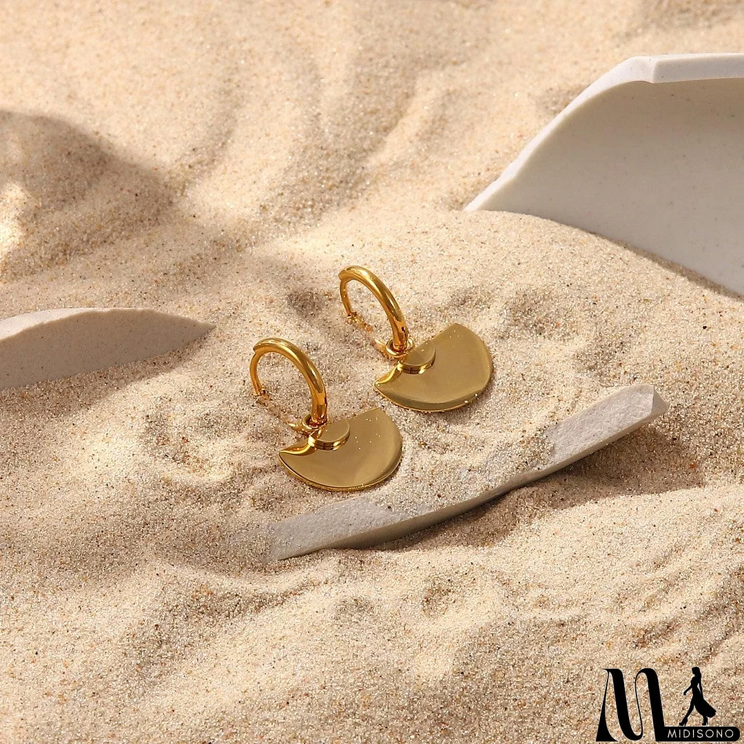 MidiSono - Half-Circle Huggie Hoops