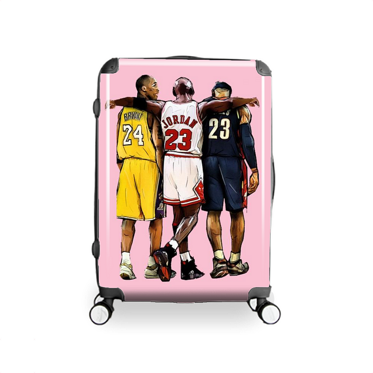 Kobe Michael Lebron James, Basketball Hardside Luggage