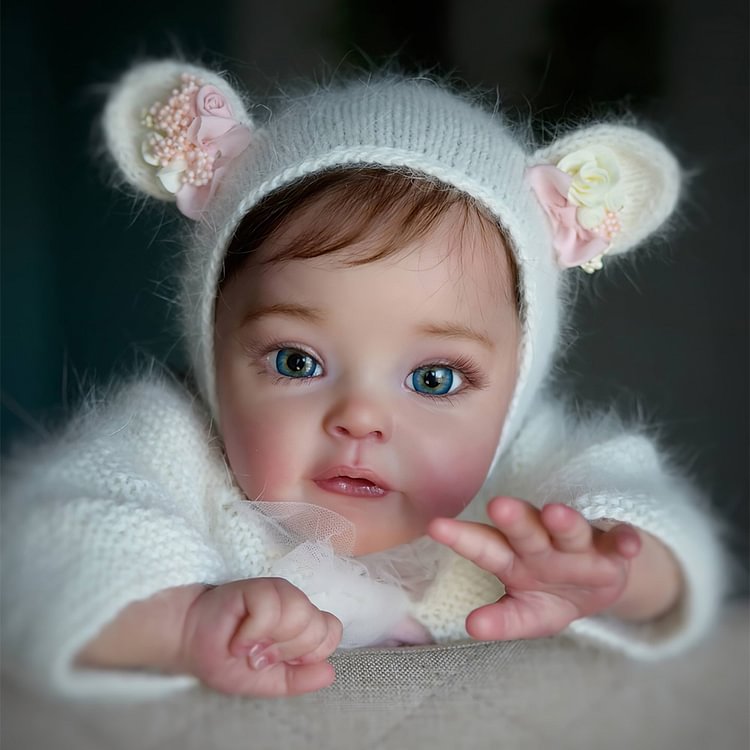 [New!] 17'' & 22'' Real Lifelike Awake Reborn Toddler Baby Girl Doll Named Natalie, Weighted Poseable Babies Rebornartdoll® Rebornartdoll®