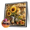 Diamond Painting-DIY Full Round Drill Sunflower