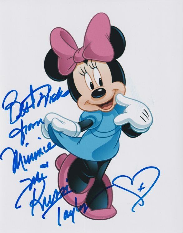 Russi Taylor (Disney Voice Minnie Mouse) signed 8x10 Photo Poster painting in-person