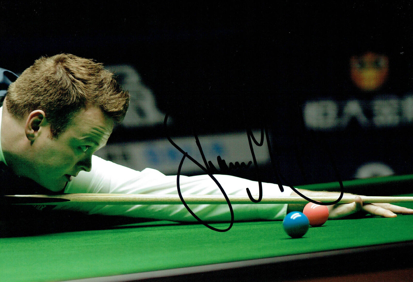 Shaun MURPHY 2017 Signed Autograph Photo Poster painting A SNOOKER Sheffield Crucible AFTAL COA