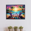 Diamond Painting-DIY Full Round Drill Beach(40*50CM)