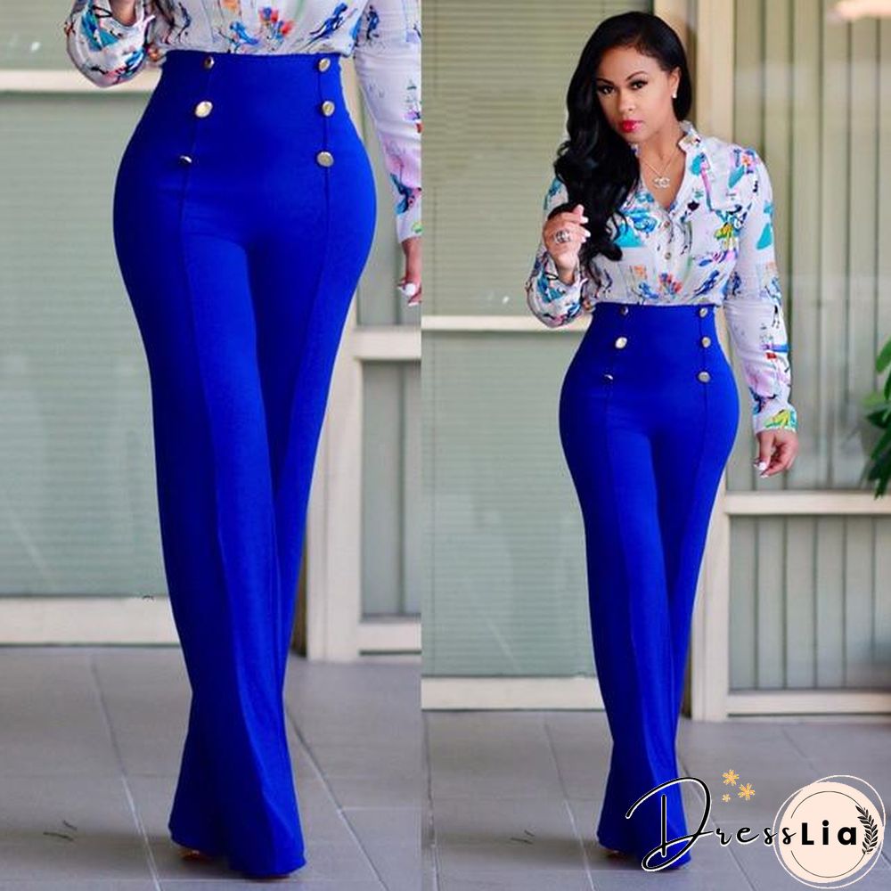 summer clothes for women pants high waist long pants female women clothes plus size trousers P15697