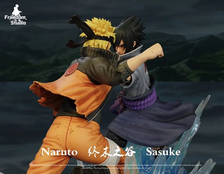 sasuke uchiha vs naruto uzumaki final battle