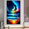 Sea Wave Moon - Round AB Drills Diamond Painting(75*45cm)