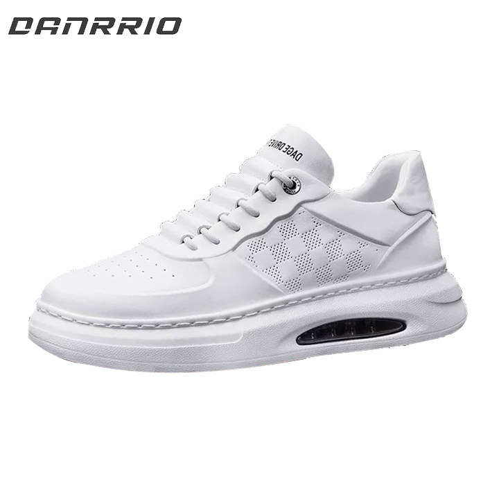 DANRRIO Leather Breathable Sports Air Cushion Thick Soled Cushioned Shoes DANRRIO.COM DANRRIO