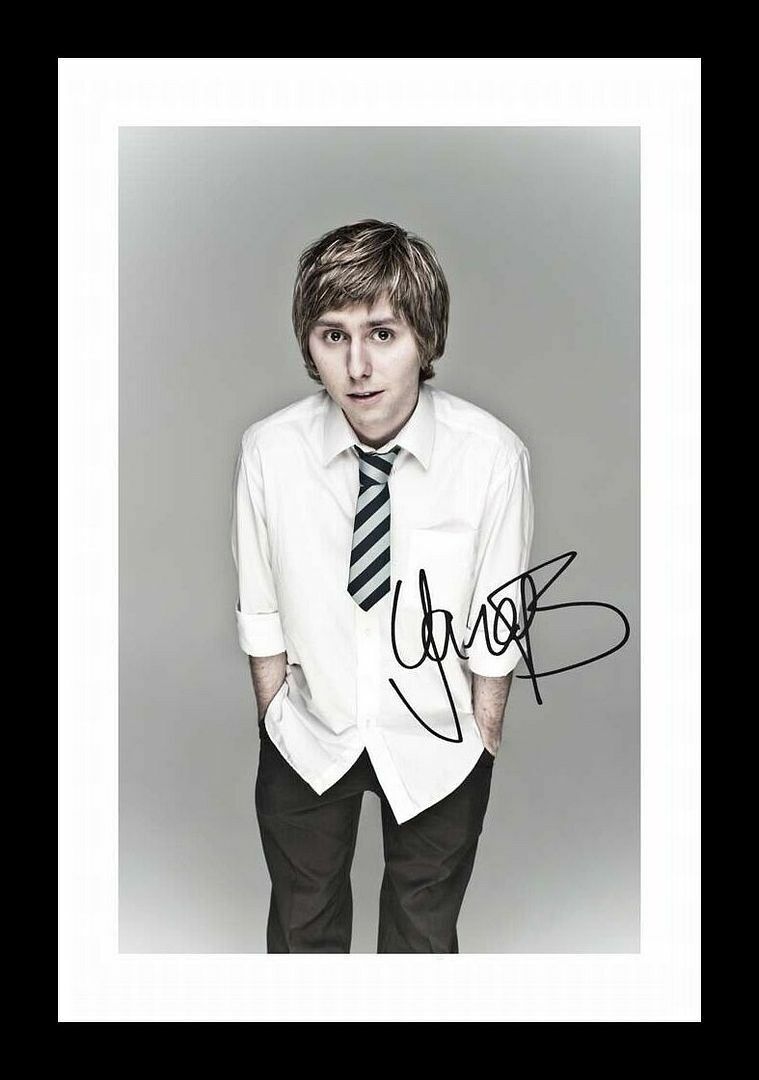 James Buckley - The Inbetweeners Autograph Signed & Framed Photo Poster painting