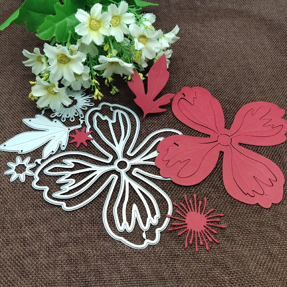 Beautiful flower lace card Metal Cutting Dies Stencils For DIY Scrapbooking Decorative Embossing Handcraft Die Cutting Template